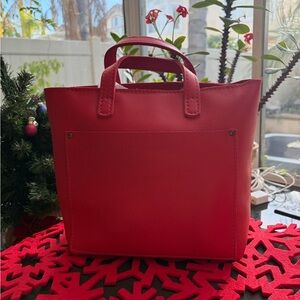Portland Leather Poppy Red Tote ❤️🔴